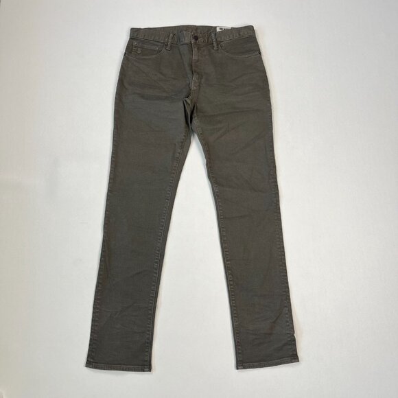 NWT Todd Snyder SLIM FIT 5-POCKET CHINO Denim Jeans Mens 32x32 MOSS - Picture 2 of 13